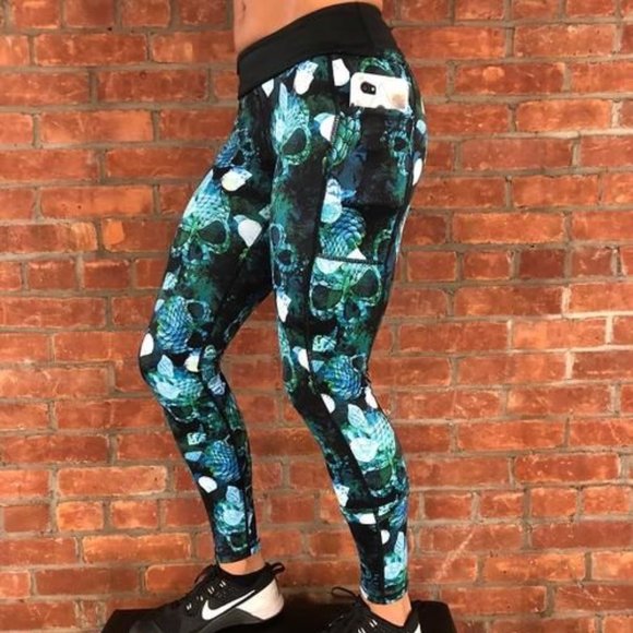 Constantly Varied Gear Pants - Constantly Varied Gear Mermaid Skull Leggings M